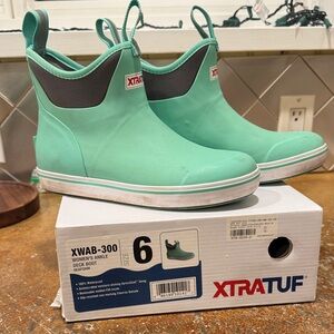 XTRATUF Women's Ankle Deck Boot - Seafoam